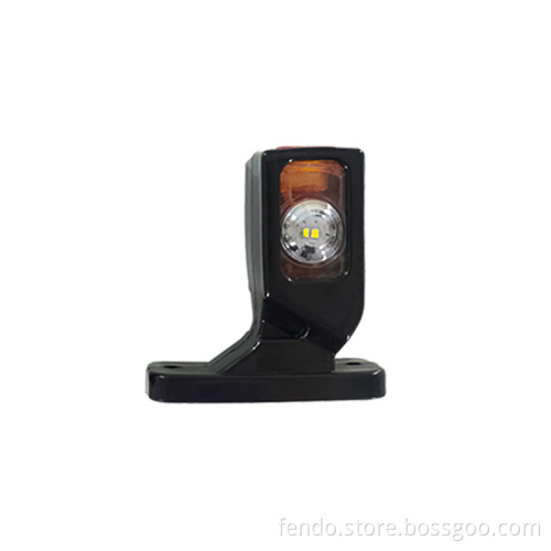 12-24V 6LED Truck LED Waist Lamp - Goose-Neck Three Face Light